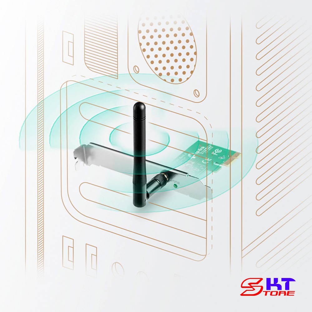 Card Mạng Thu Sóng Wifi PCI Express Tp-Link TL-WN781ND Tốc Độ 150Mbps - Hàng Chính Hãng | BigBuy360 - bigbuy360.vn
