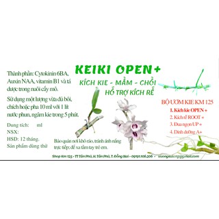 Bộ kích mầm hoa lan (kích kie)