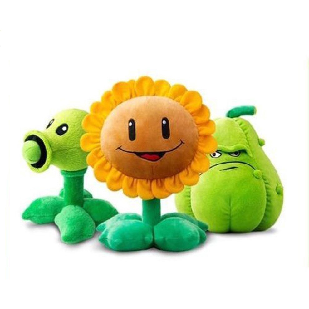 Cây Nhồi Bông. Đồ Chơi Nhồi Bông Hình Hoa Hướng Dương Zombie Mềm Mại Cho Bé