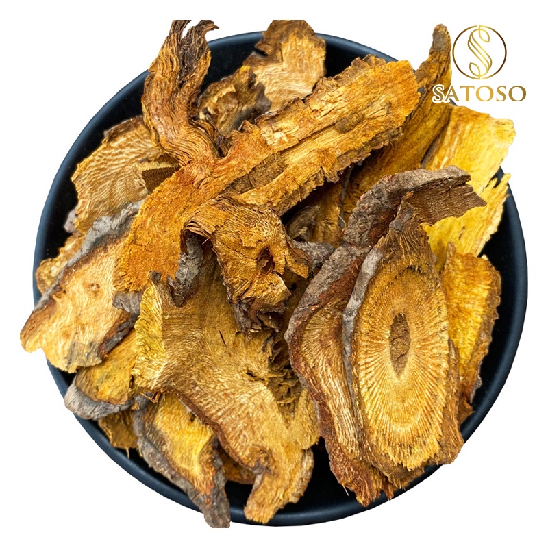 Đại hoàng khô SATOSO 1kg thượng hạng tác dụng thanh tràng, thông tiện, trục ứ thông kinh SA111