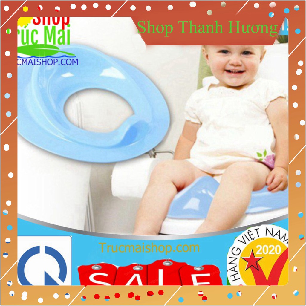 Kệ ngồi toilet cho bé - Miếng lót thu nhỏ bồn cầu nhựa Việt Nhật