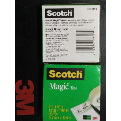 BĂNG KEO KỲ DIỆU 3M 810 SCOTCH MAGIC TAPE 12,7mmx32,9m