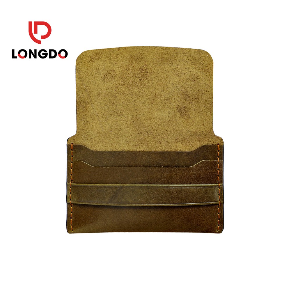 Ví đựng card visit bằng da - Cam kết 100% da bò thật - Bảo hành 5 năm - Thương hiệu uy tín Longdo Leather - C01