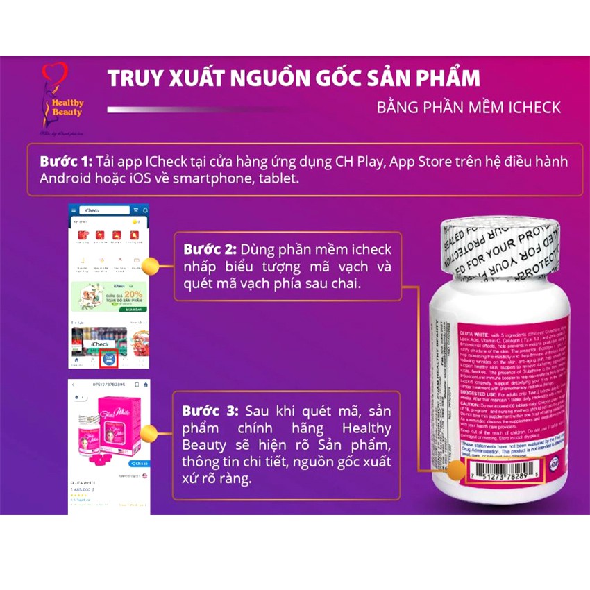 Viên Uống HB COLLAGEN TYPE 1, 2 &amp; 3 - Giúp trẻ hóa làn da &amp; tăng độ bền cho khớp