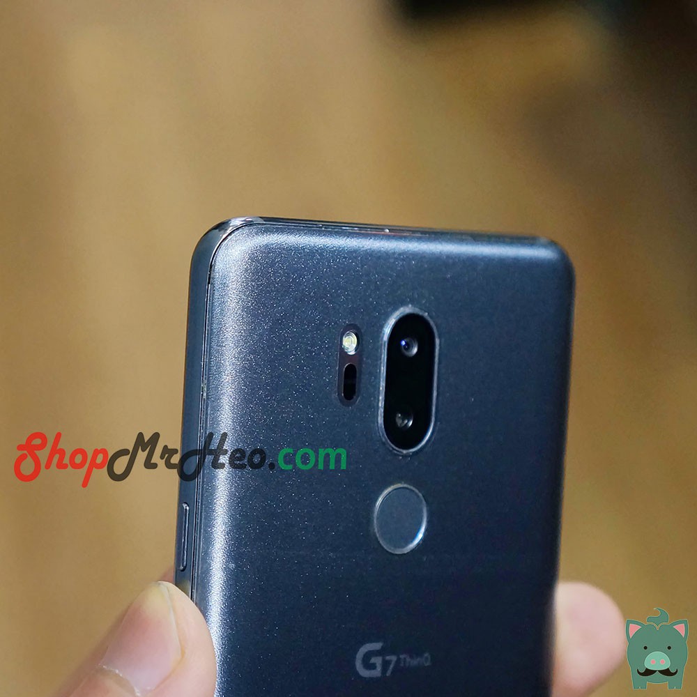 Skin Dán Mặt Sau Lưng Vân 3D LG G7 ThinQ - Carbon, Hình hộp, Nhám, Vân da