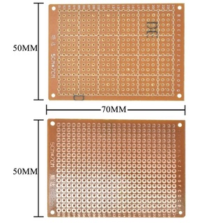 Phíp đồng đục lỗ kích thước 5x7 cm, bo mạch đục lỗ, pcb diy