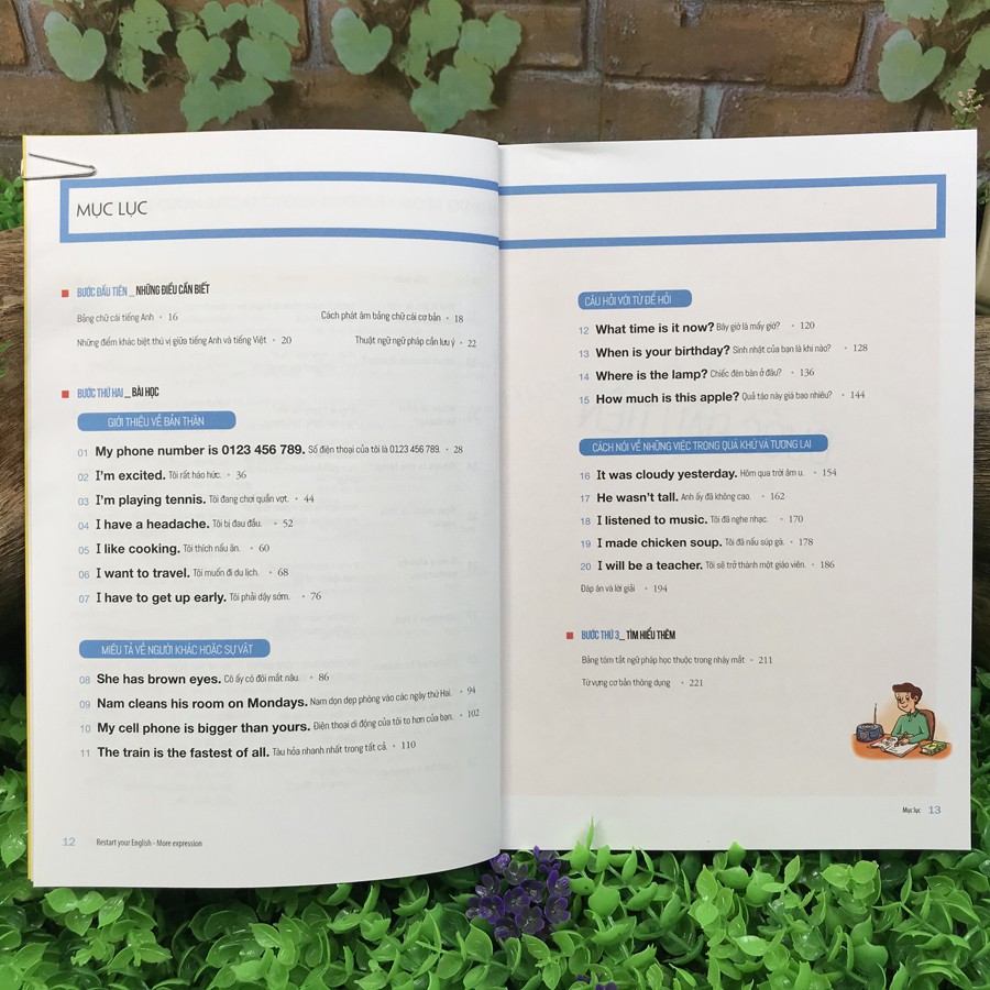 Sách - Yêu Lại Tiếng Anh Từ Đầu - Restart Your English - More Expression Tặng Kèm Bookmark