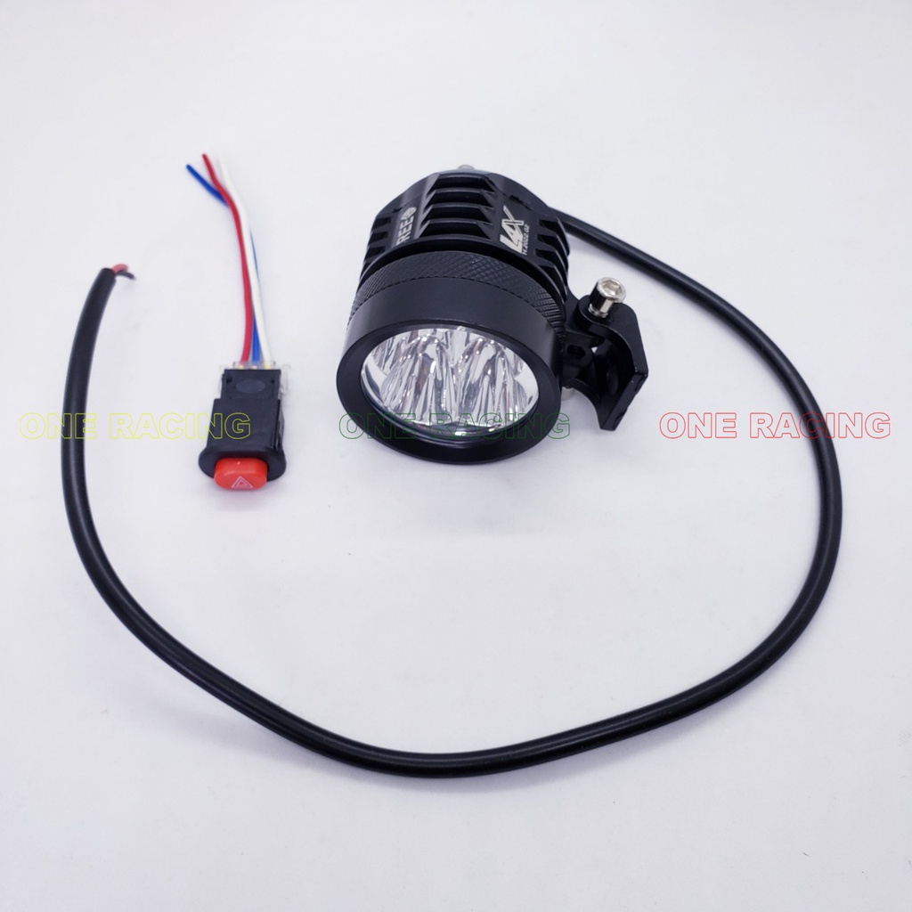 Đèn trợ sáng l4x xe máy siêu sáng 40W vỏ hợp kim Tặng công tắc  on/off full bộ