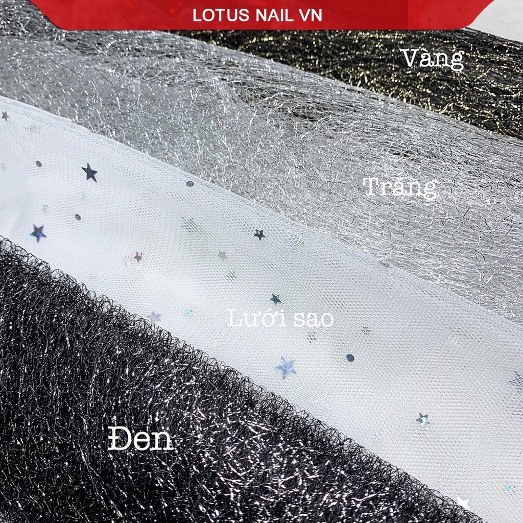 Lưới ren chụp ảnh mẫu nail phong cách Hàn Quốc