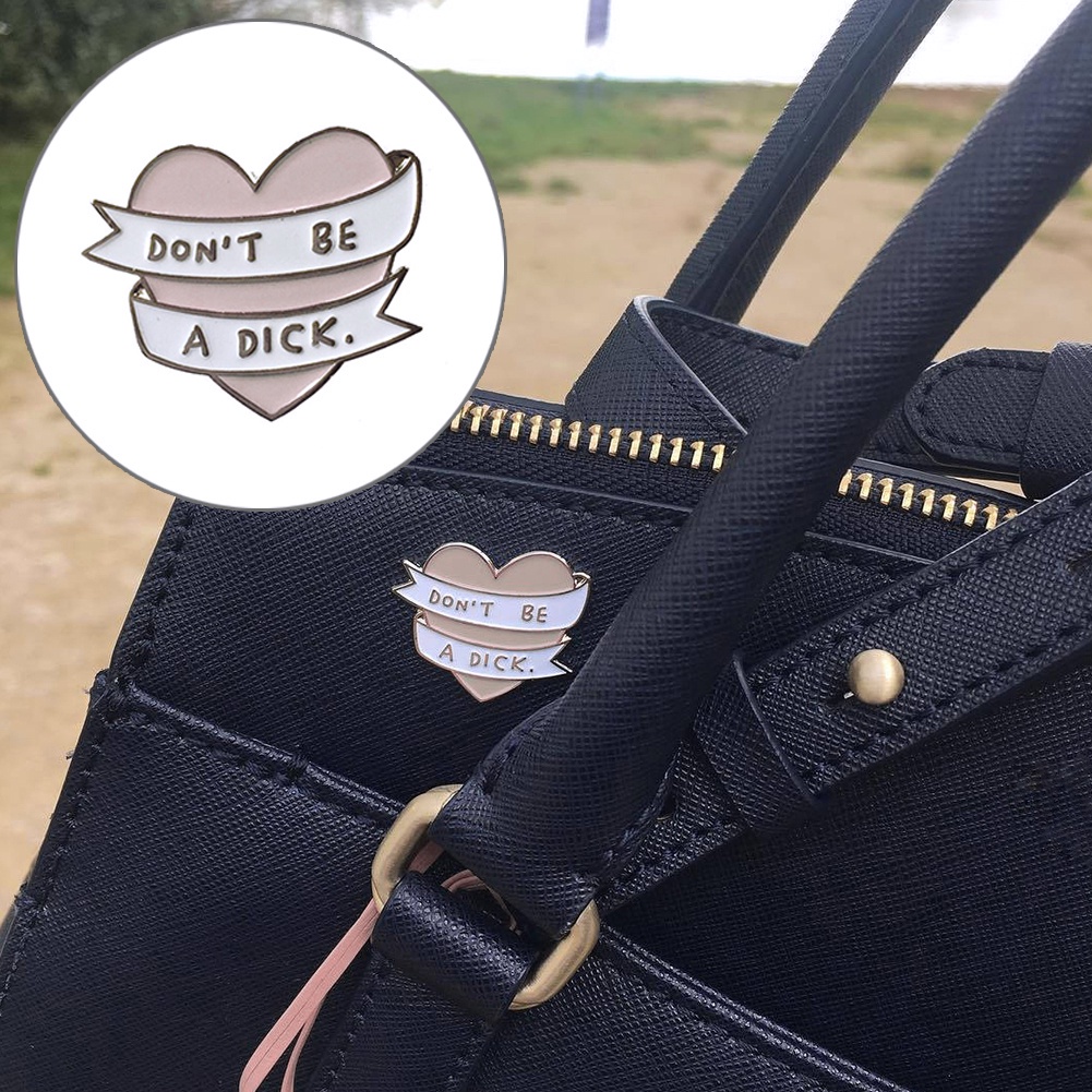 Ghim cài áo hình trái tim xinh xắn dành cho nữ