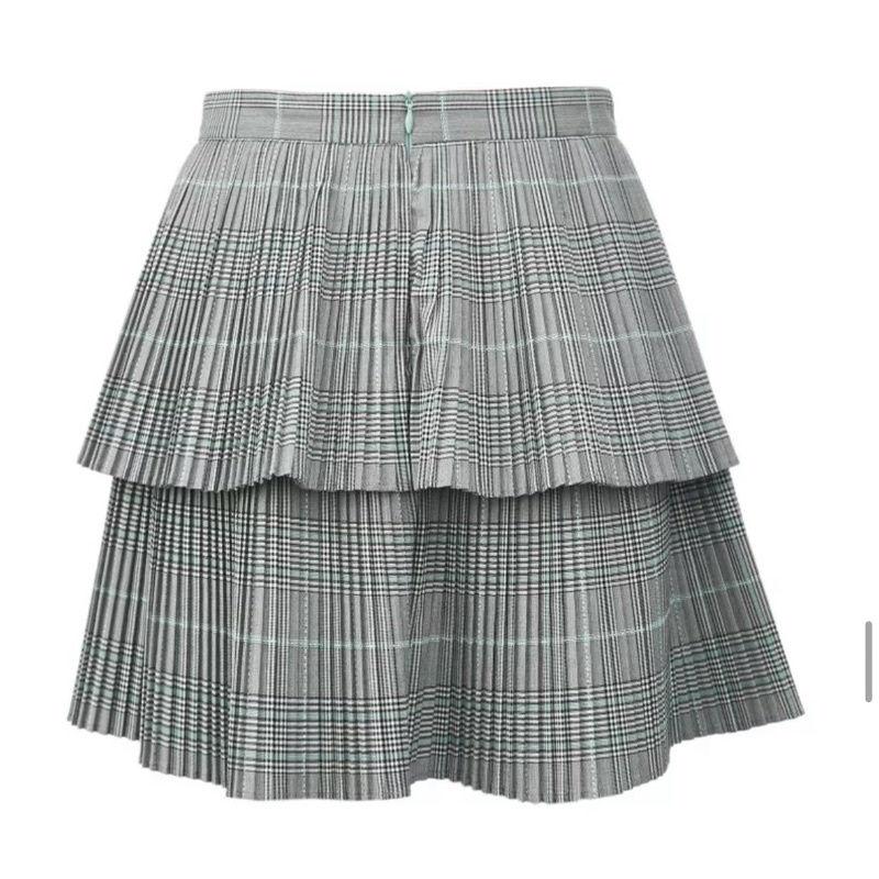 Chân váy Vero Moda dập li xếp tầng 2 màu
