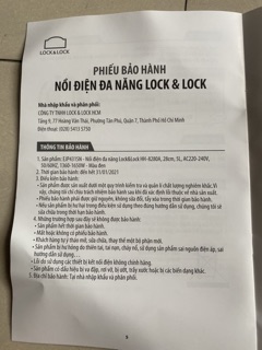 Nồi lẩu điện Lock&Lock EJP-431SN- BH 12 tháng