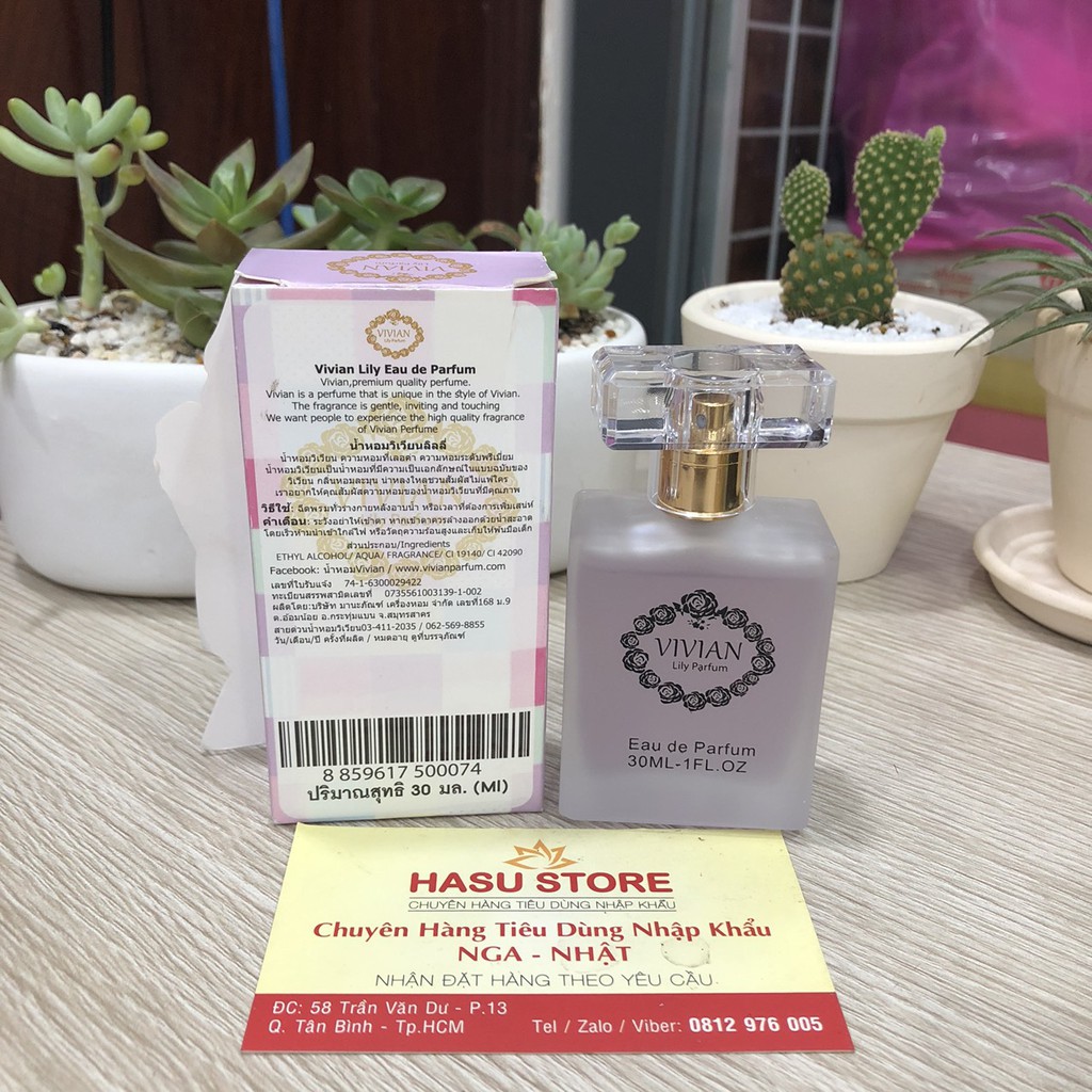 Nước Hoa Vivian Lily Perfum 30ml Thái Lan