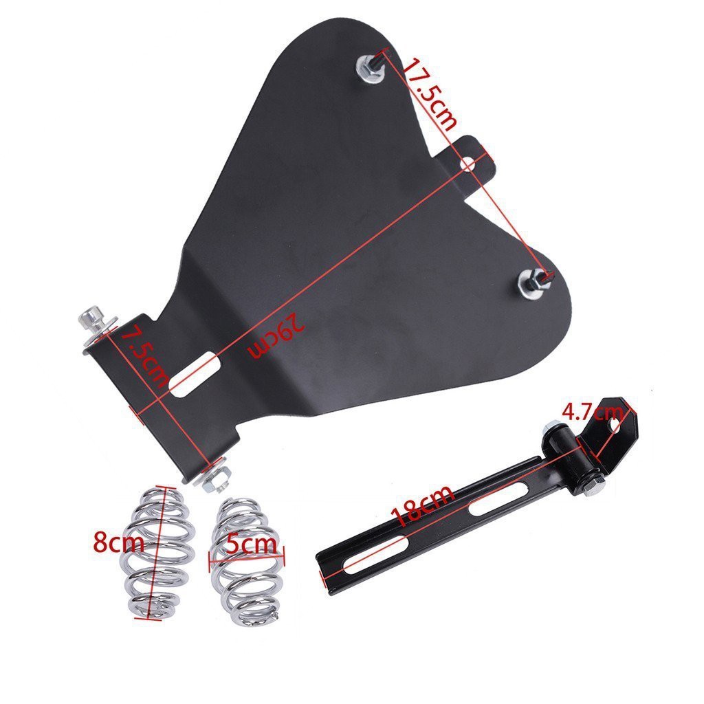 Bộ Đệm Yên Kèm Giá Đỡ Và Lò Xo Cho Xe Mô Tô Harley Sportster XL 883 Bobber Chopper