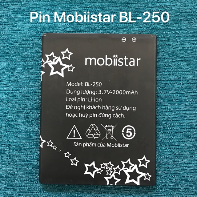 Pin Mobiistar BL-250 Zin