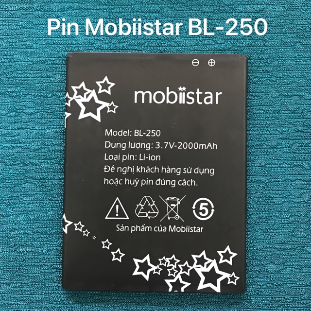 Pin Mobiistar BL-250 Zin