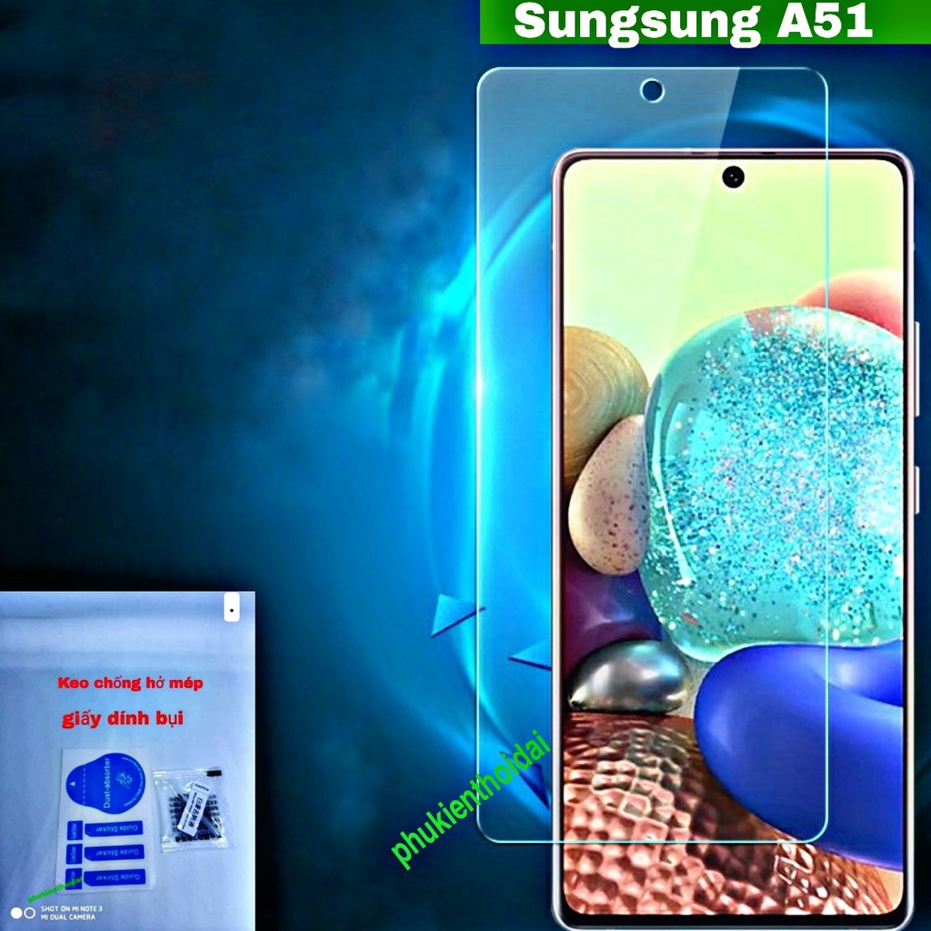 Cường lực Samsung A51 / A71 / M51 / A50 / A50s / A70 / A52 / A72 / A52s / A54 5G / A34 5G / A73 5G trong suốt loại tốt