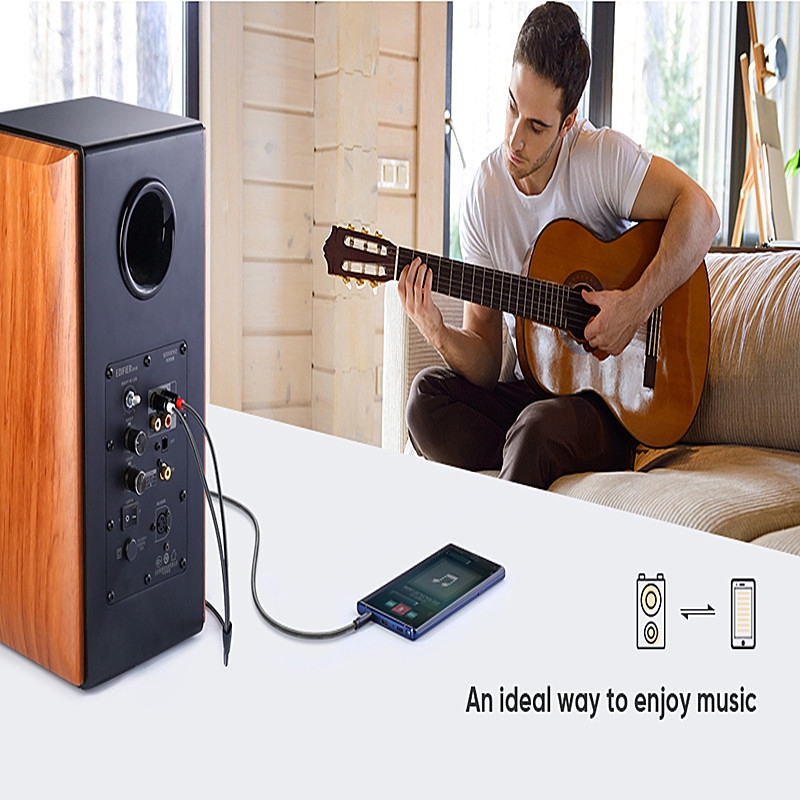 Cáp chia âm thanh 3.5mm chuyển đổi sang 2rca thiết kế chuyên dụng