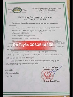 D3 drop dạng giọt