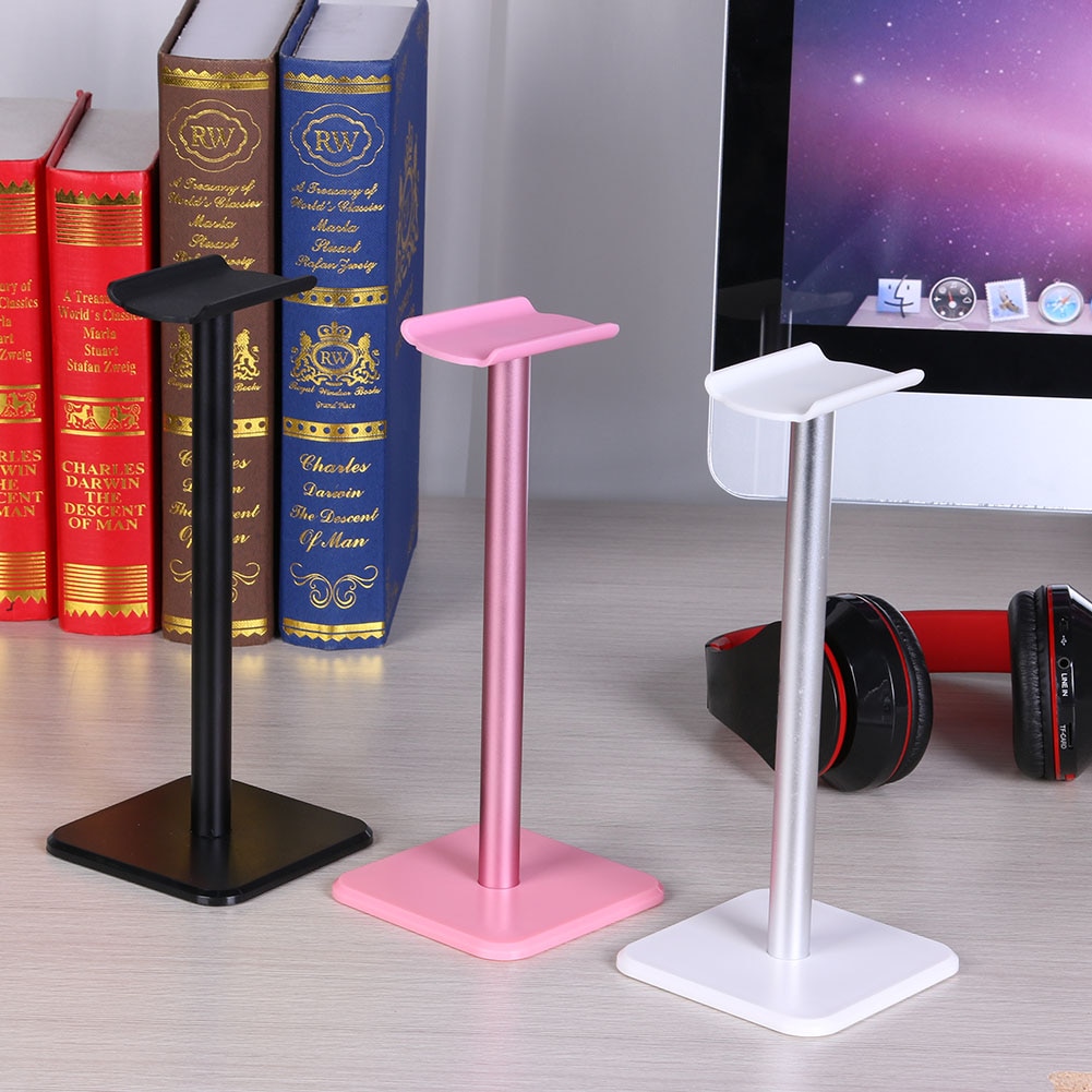 Universal Headphone Holder Aluminium Headphone Stand Earphone Gaming Headset Desktop Display Stand Headset Holder Bracket Rack Hanger