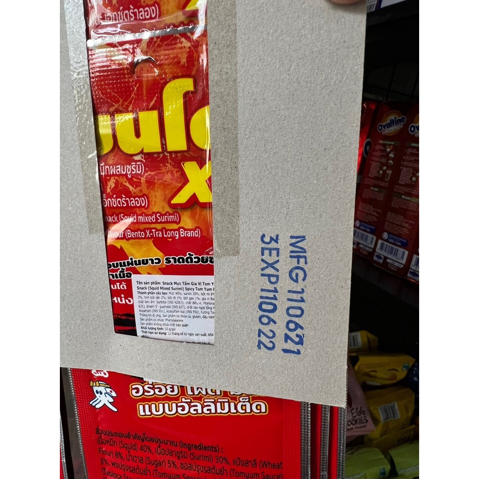 Gói mực Bento Thái Lan gói 5gam - Siêu Ngon Siêu cay