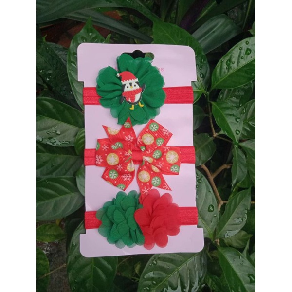 Sét băng đô noel / turban xinh cho bé gái