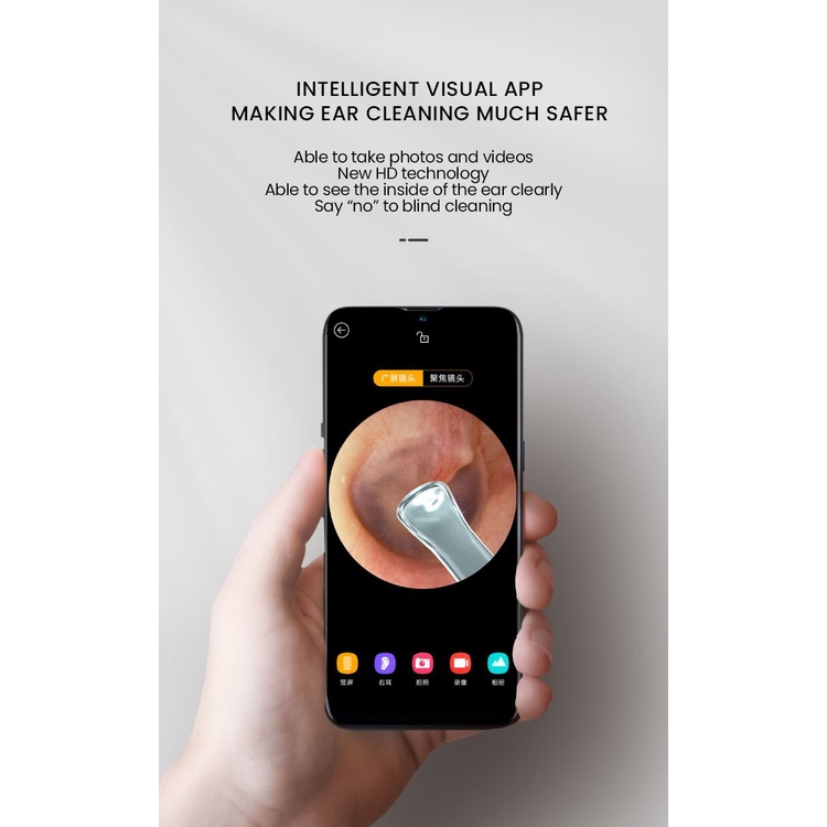 Camera Nội Soi Tai Thông Minh Bebird R1 300W Độ Chính Xác Cao