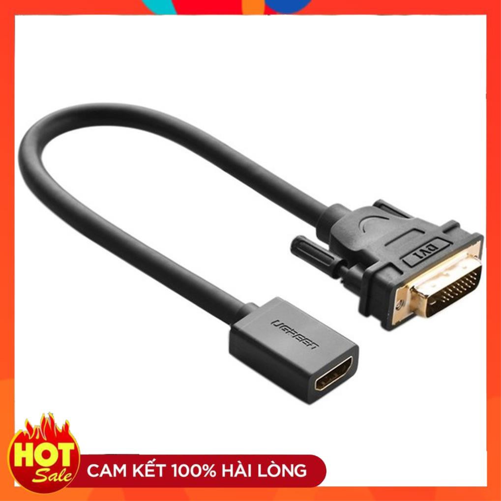 [Chính Hãng] Cáp chuyển đổi DVI to HDMI Ugreen UG-20118 chính hãng