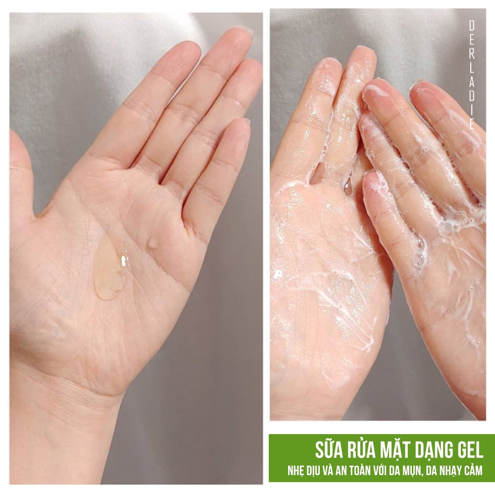 Sữa Rửa Mặt Derladie With Hazel Cleansing Gel 200ml Sạch Sâu Sáng Mịn Nhập Khẩu Chính Hãng | BigBuy360 - bigbuy360.vn