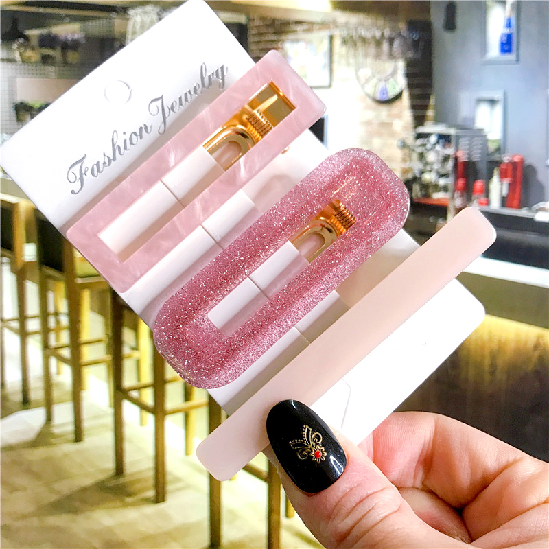 Set 3 Kẹp Tóc Kim Loại Họa Tiết Da Báo Thời Trang Cho Nữ