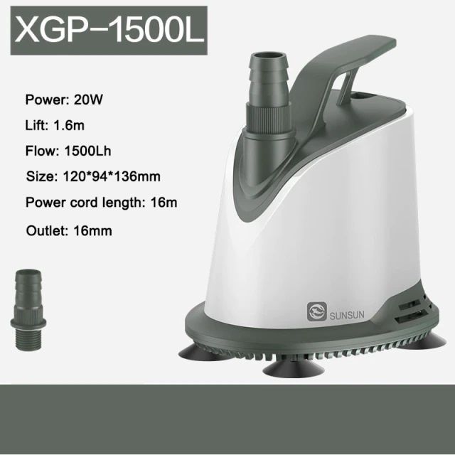 Máy Bơm Chìm Hút Đáy Cao Cấp MST SUNSUN XGP  15W 20W 40W 60W 90W - Hút Cặn Đáy Siêu Êm,