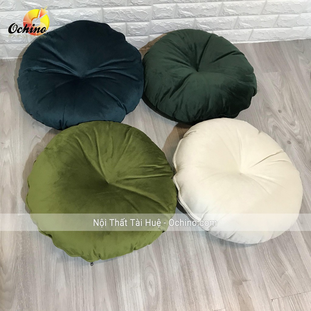 Nệm Tròn, Gối Tròn Tựa Lưng Sofa (Đủ Màu)
