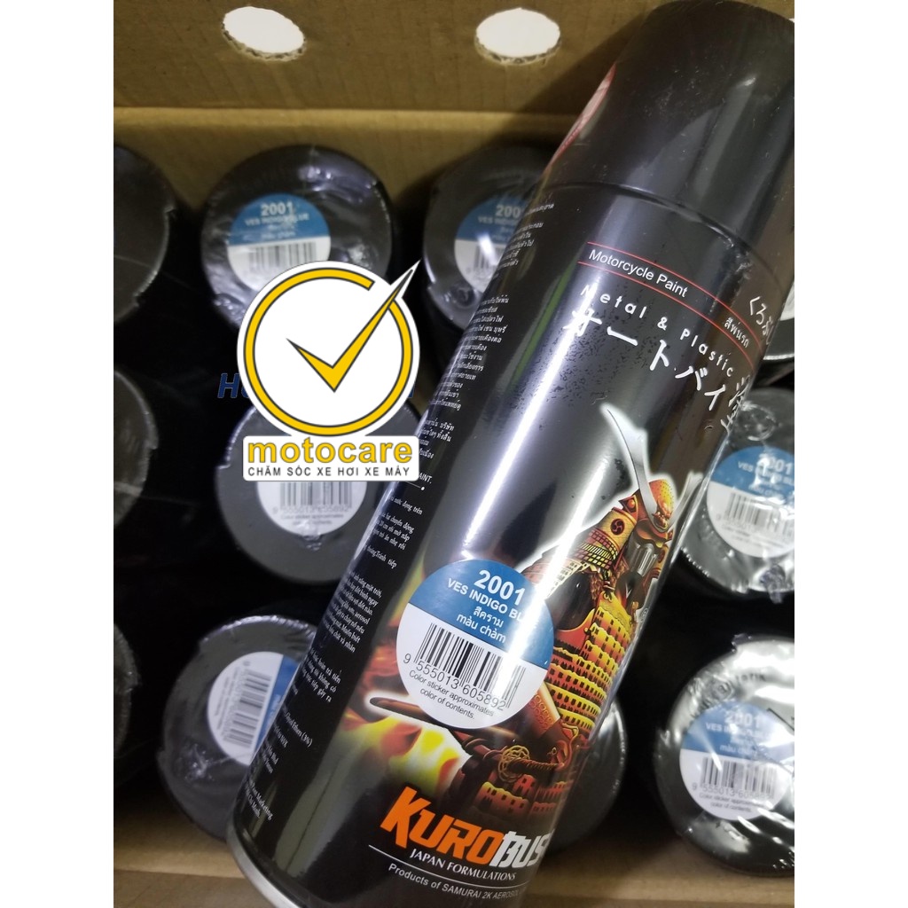 Sơn xịt Samurai màu Xanh Ves Indigo 2001