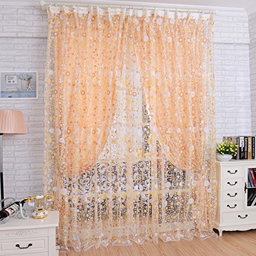 Rèm Cửa Họa Tiết Hoa 1m X 2m