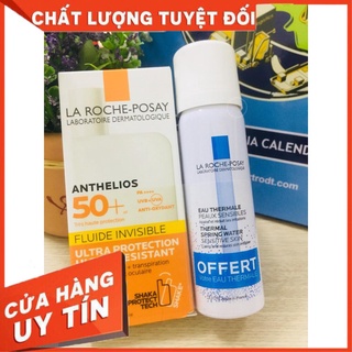 Bộ đôi Kem chống nắng kiểm soát bóng nhờn La Roche-Posay Anthelios (Pháp Auth)