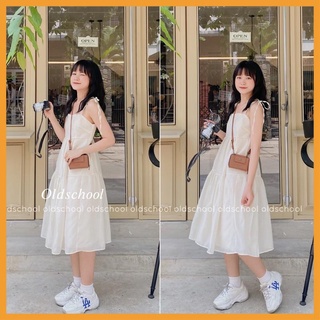 Váy, đầm 2 dây voan tơ ulzzang