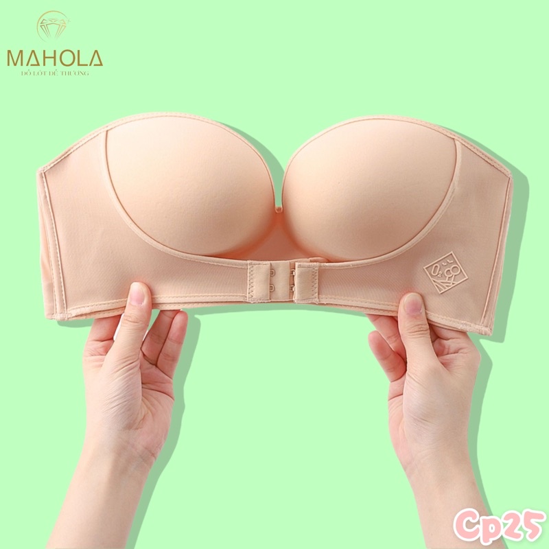 Áo ngực không dây có có đai nâng đẩy tạo khe_Mahola_CP25