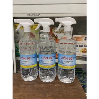 Cồn xịt sát khuẩn 90 độ COMIHO 1000ml (1 lít có vòi xịt)