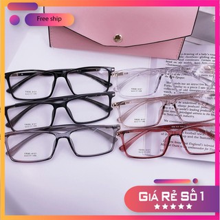 [Free Ship] Gọng Kính Cận Nhựa Dẻo Dáng Vuông - Gọng Kính Thời Trang Hàn Quốc MS 123 [Xả Kho]