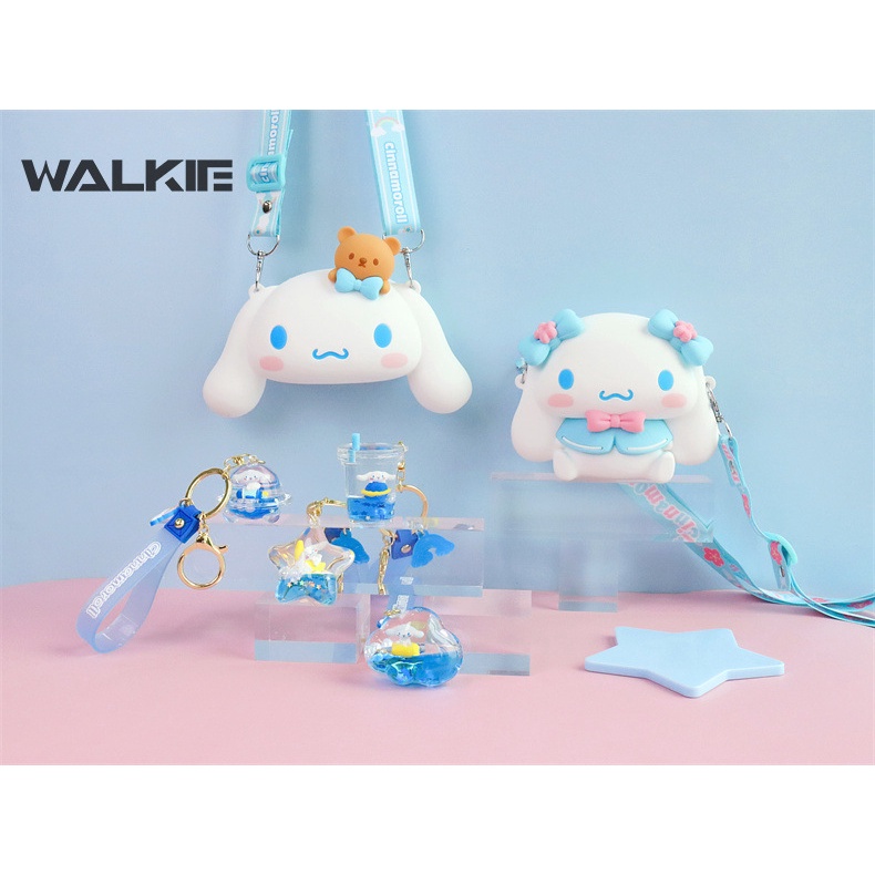 SANRIO Móc Khóa Hình Búp Bê Cinnamoroll Hoạt Hình Đáng Yêu