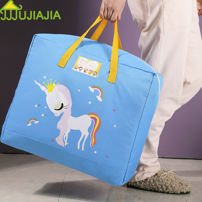 Túi JUJIAJIA Vải Oxford Đựng Chăn Màn Quần Áo Gọn Gàng Tiện Dụng