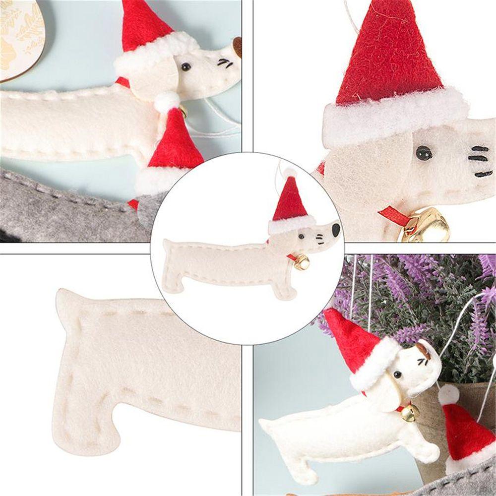 Mặt Dây Chuyền Hình Chú Chó Dachshund 3 DIY Trang Trí Giáng Sinh / Năm Mới