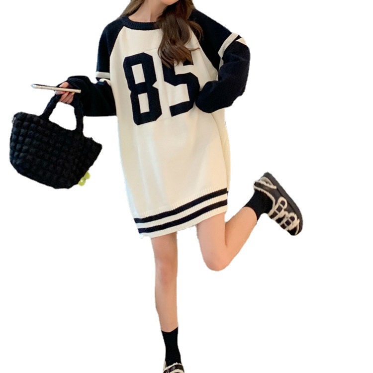 IELGY Áo sweater Dệt Kim In Chữ IELGY Thời Trang Cho Nữ