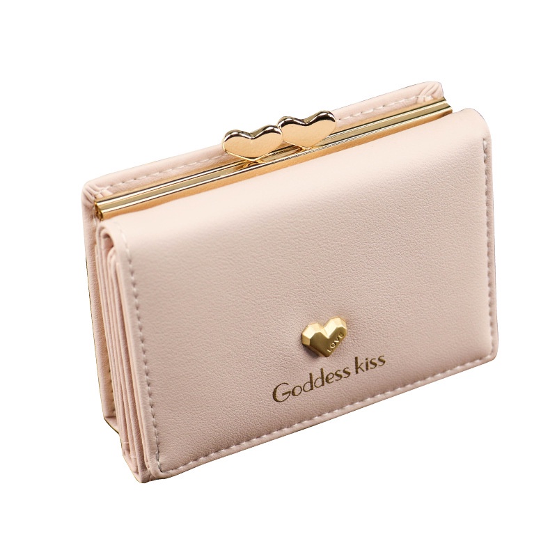 Ví nữ mini cầm tay GENZZZ họa tiết trái tim phong cách Hàn Quốc sang trọng V021