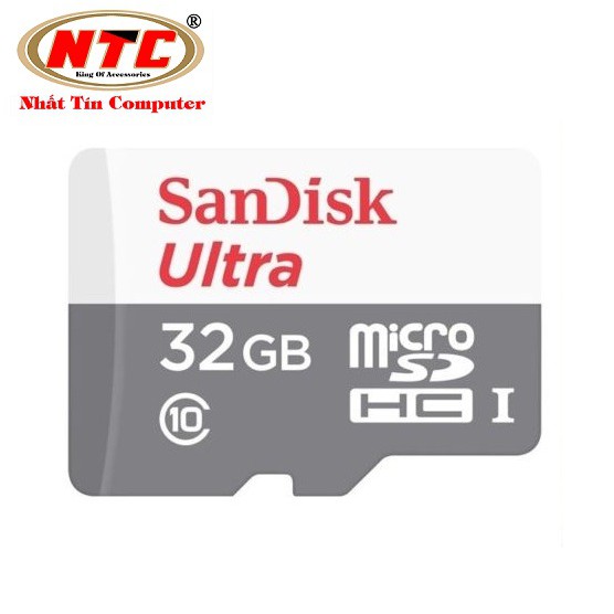 Thẻ nhớ MicroSDHC SanDisk Ultra 32GB 533X 80MB/s (Bạc) - Hàng chính hãng | BigBuy360 - bigbuy360.vn