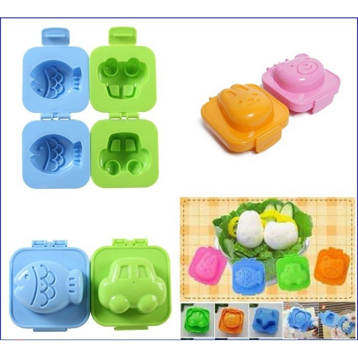 Khuôn Tạo Hình Cơm , Trứng ,Khuôn Làm Bánh Cho Bé Ăn Dặm Ngon Miệng