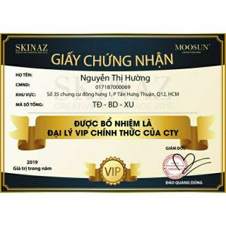 KEM V10 SKINAZ HÀN QUỐC