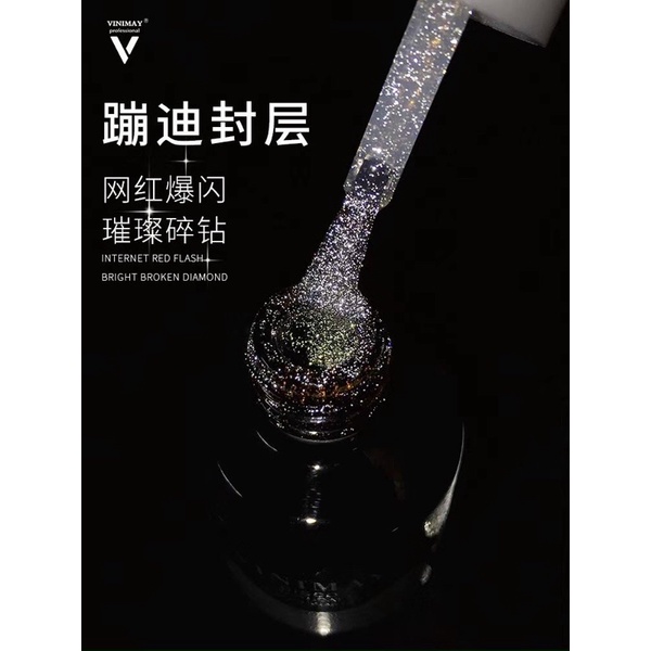 Top kim tuyến nhũ siêu sáng dành cho nghành nail dùng sơn lên móng tay và chân,nhiều nhân viên nail sử dụng rất tiện lợi