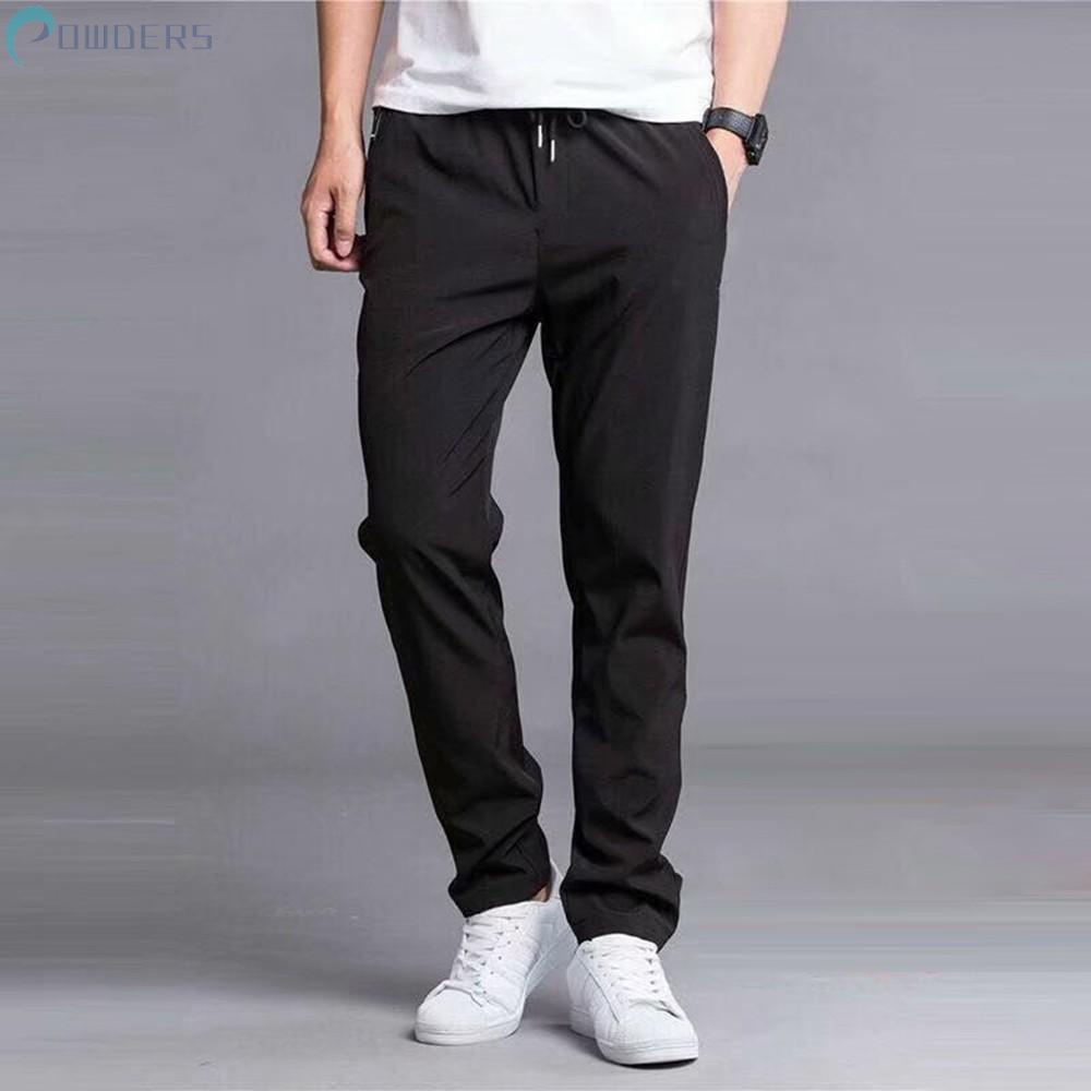 Quần Dài Thể Thao Lót Lông Cừu Dày Màu Sắc Đơn Giản Thời Trang Mùa Đông Cho