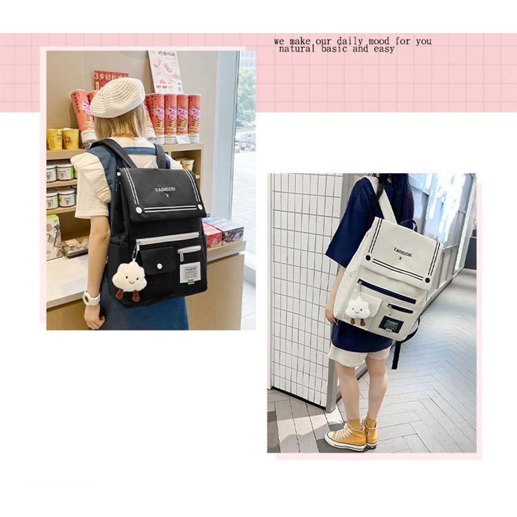 Balo Đi Học Cỡ Lớn Phong Cách Hàn Quốc Cho Nữ